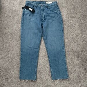 NWT…. Rag & Bone Nina High-Rise Ankle Cigarette Jeans….Size 31